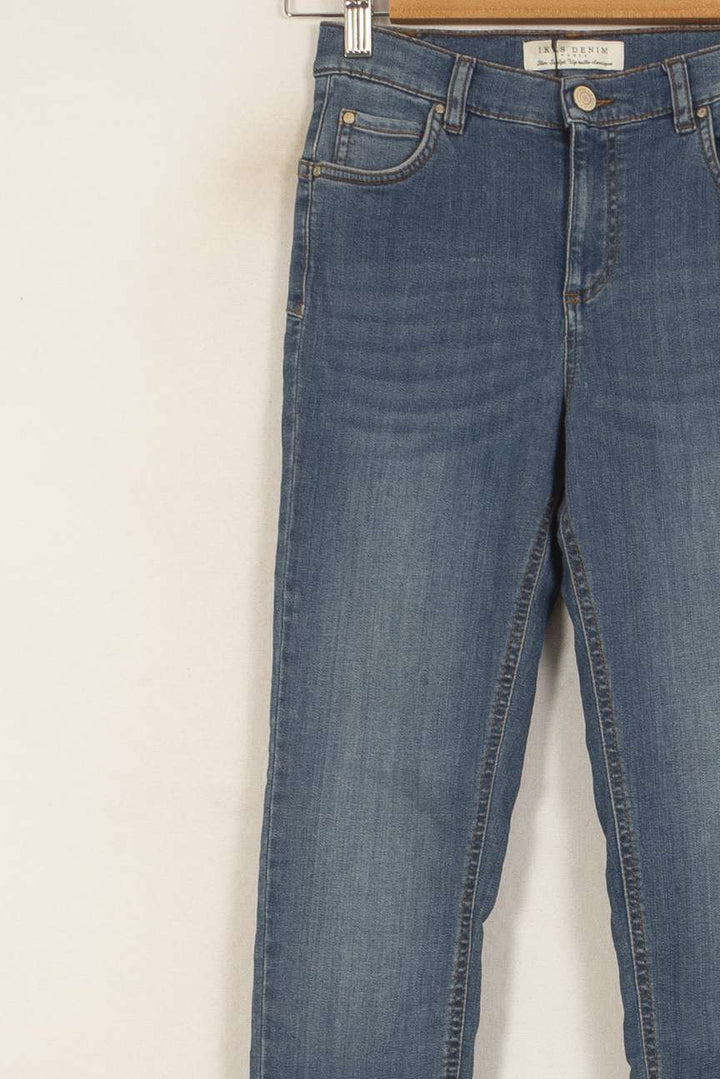 Jean Slim Bleu - Taille XS/34 de la marque IKKS | PARAD20940 - Vendu par Paradigme - Image 3