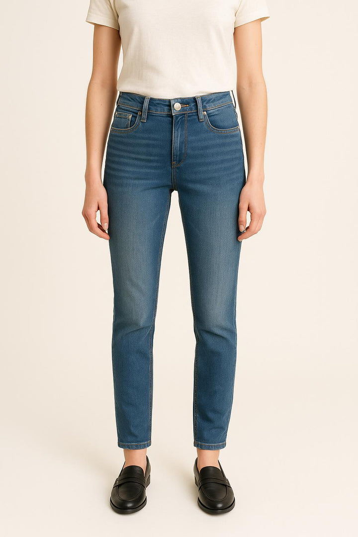Jean Slim Bleu - Taille XS/34 de la marque IKKS | PARAD20940 - Vendu par Paradigme - Image 1