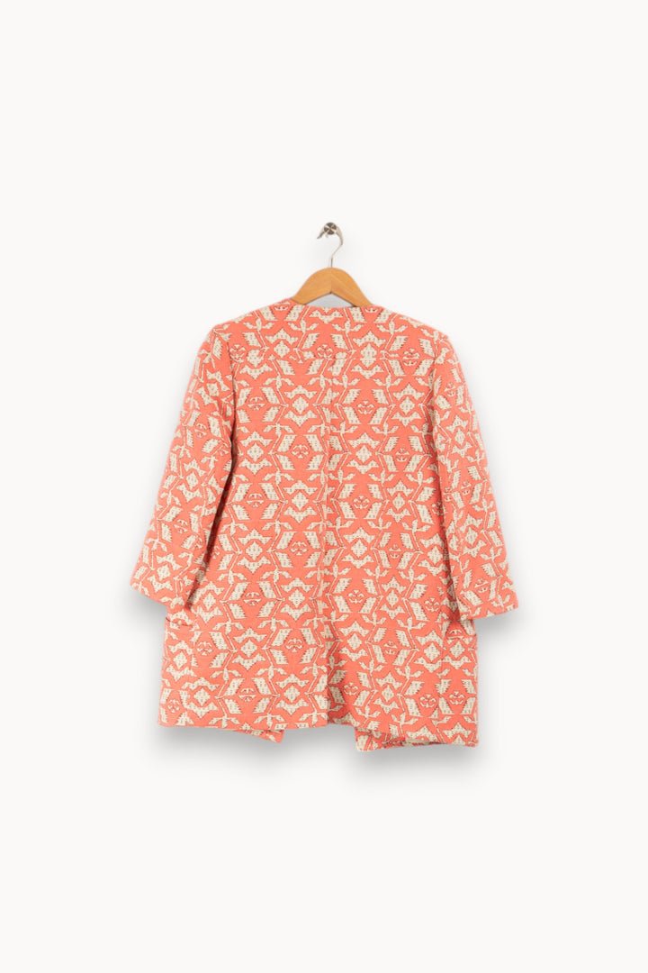 Veste rose à motifs - Taille S/36