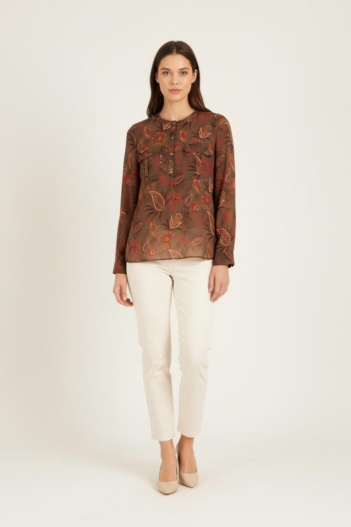 Blouse bordeaux - Taille M/38