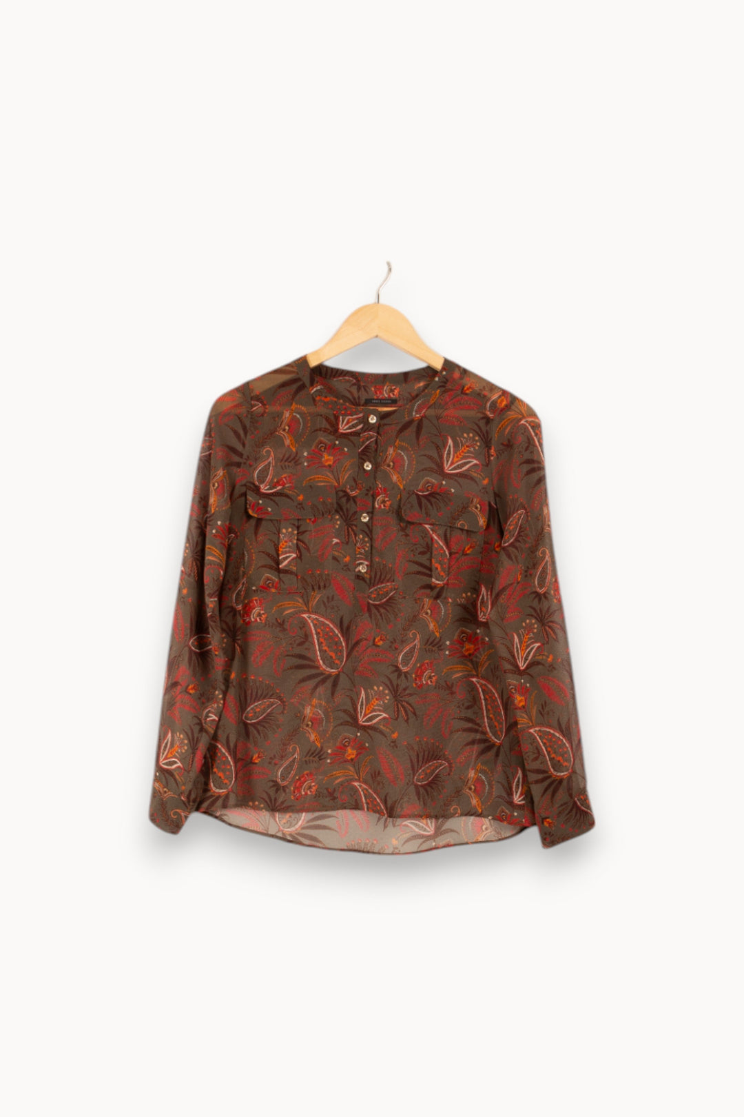 Blouse bordeaux - Taille M/38