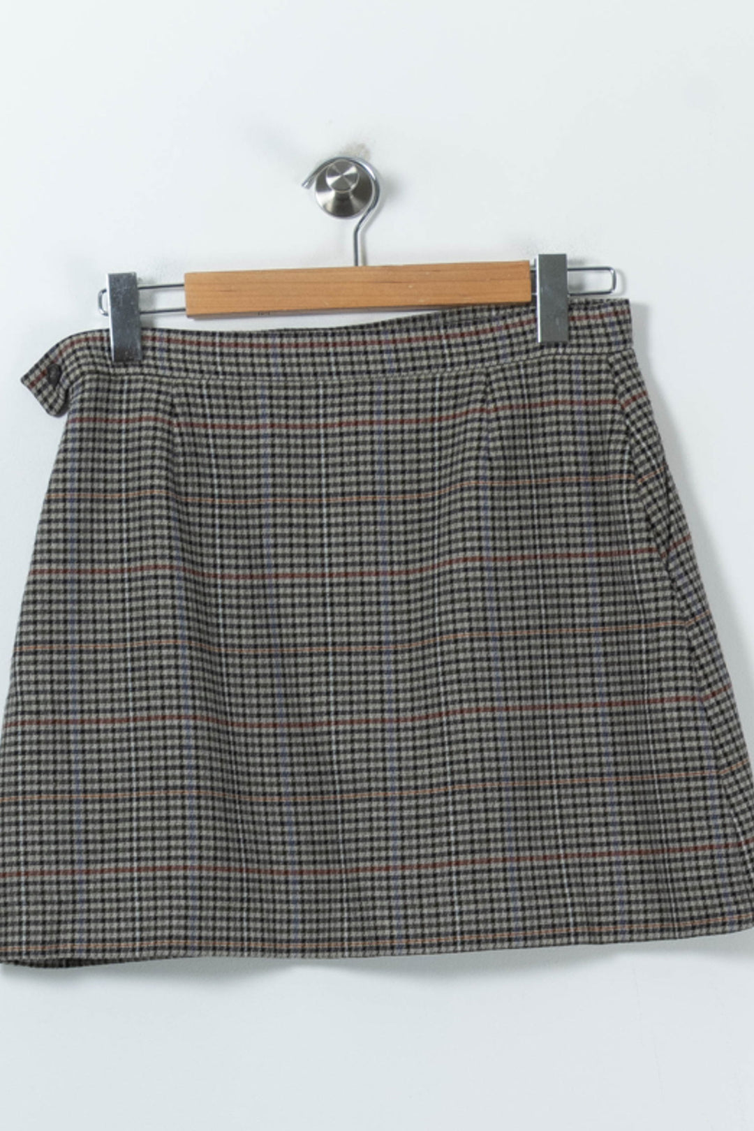Jupe Écossaise Grise - Taille L/40 de la marque Comptoir des Cotonniers | PARAD20955 - Vendu par Paradigme - Image 4