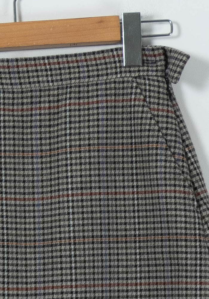 Jupe Écossaise Grise - Taille L/40 de la marque Comptoir des Cotonniers | PARAD20955 - Vendu par Paradigme - Image 3