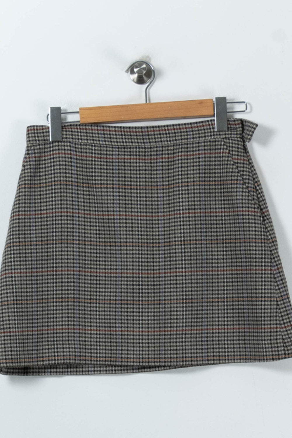 Jupe Écossaise Grise - Taille L/40 de la marque Comptoir des Cotonniers | PARAD20955 - Vendu par Paradigme - Image 2