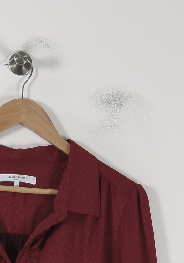 Robe Chemise Bordeaux - Taille XXL/44 de la marque Gerard Darel | PARAD20959 - Vendu par Paradigme - Image 3