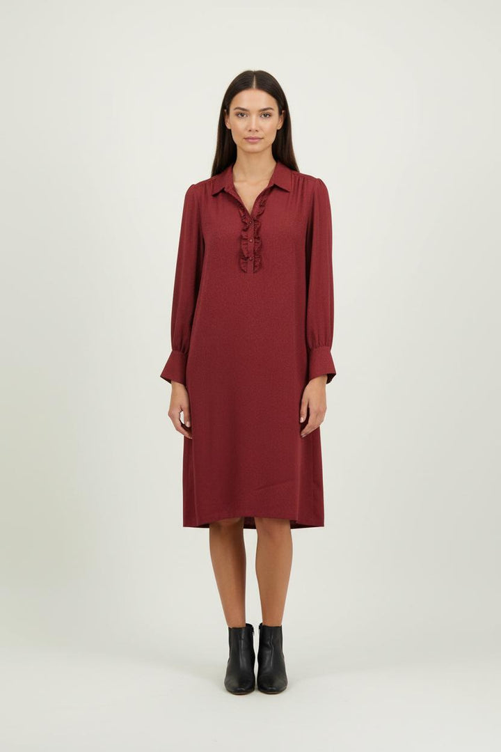 Robe Chemise Bordeaux - Taille XXL/44 de la marque Gerard Darel | PARAD20959 - Vendu par Paradigme - Image 1