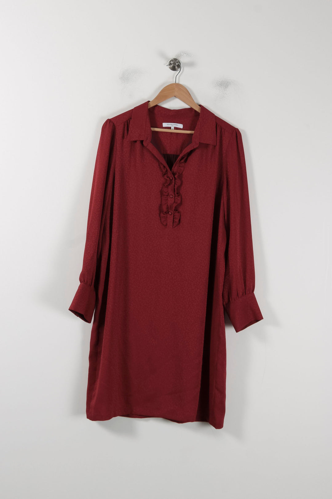 Robe Chemise Bordeaux - Taille XXL/44 de la marque Gerard Darel | PARAD20959 - Vendu par Paradigme - Image 2