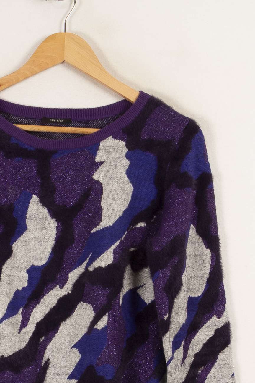 Pull violet - Taille S/36