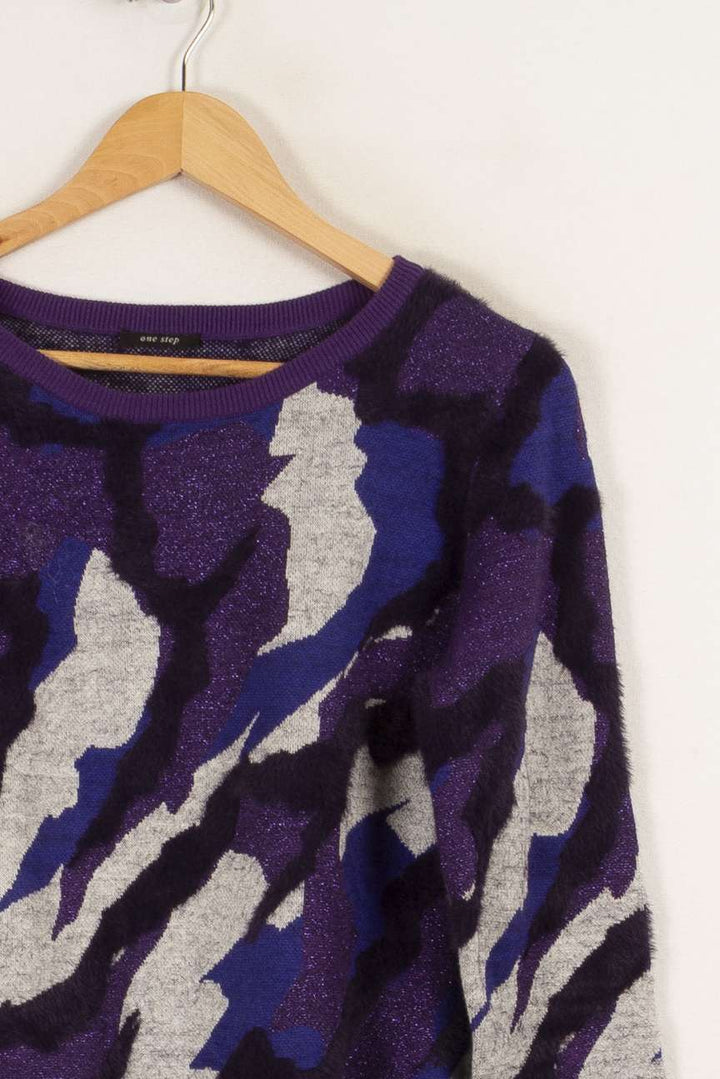 Pull violet - Taille S/36