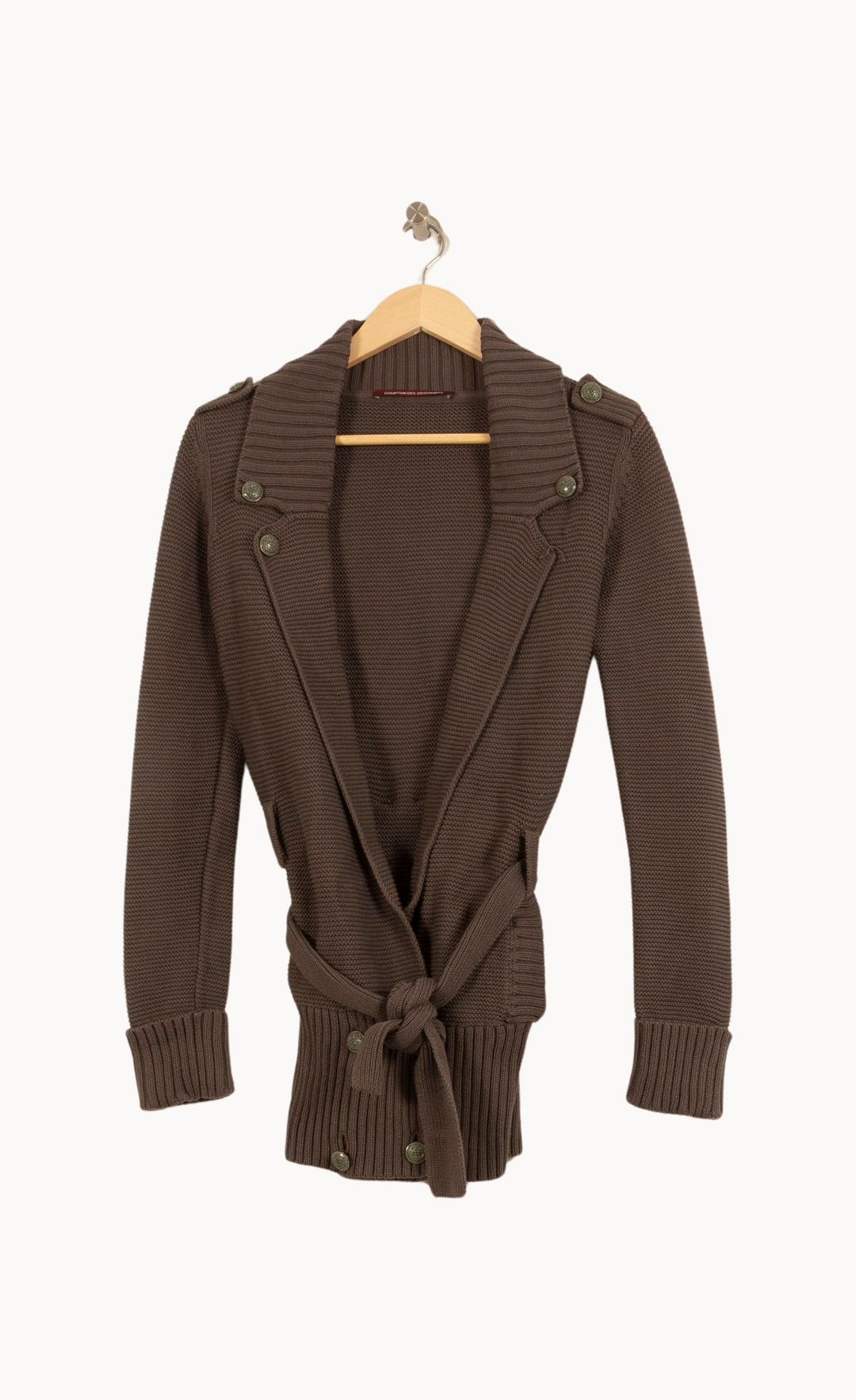 Cardigan Marron - Taille S/36 de la marque Comptoir des Cotonniers | PARAD21017 - Vendu par Paradigme - Image 2