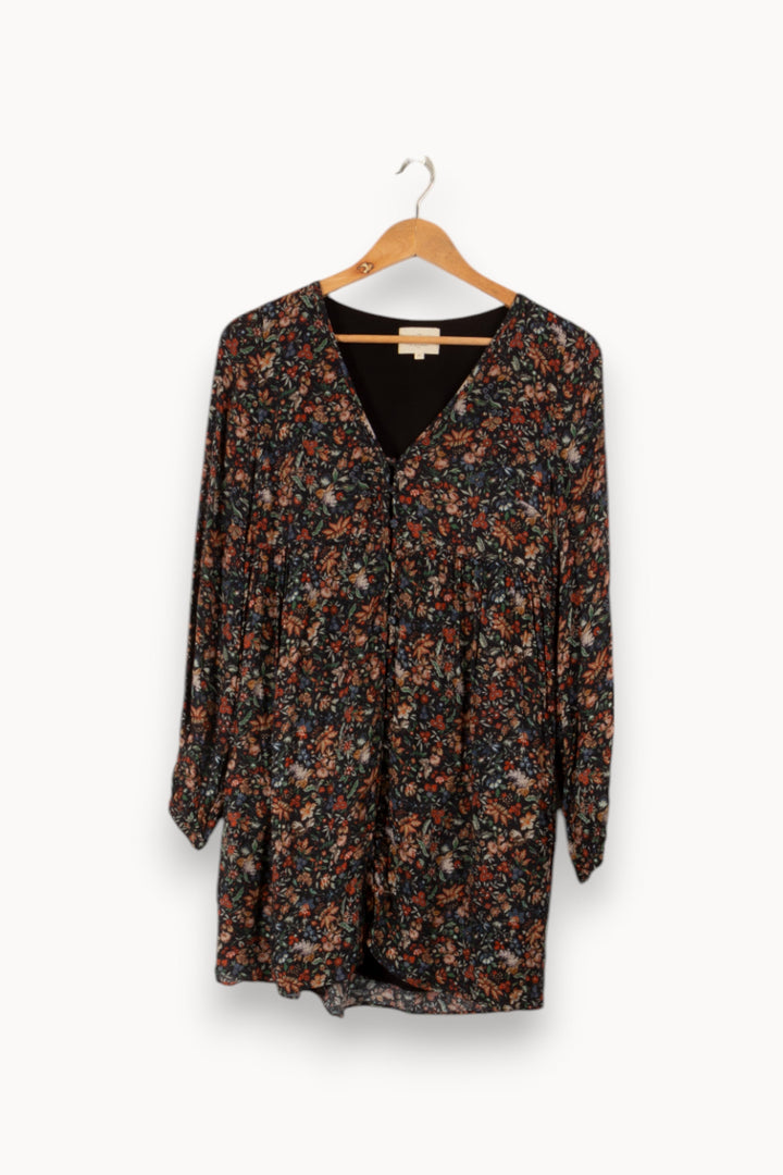 Robe multicolore fleurie - Taille S/36