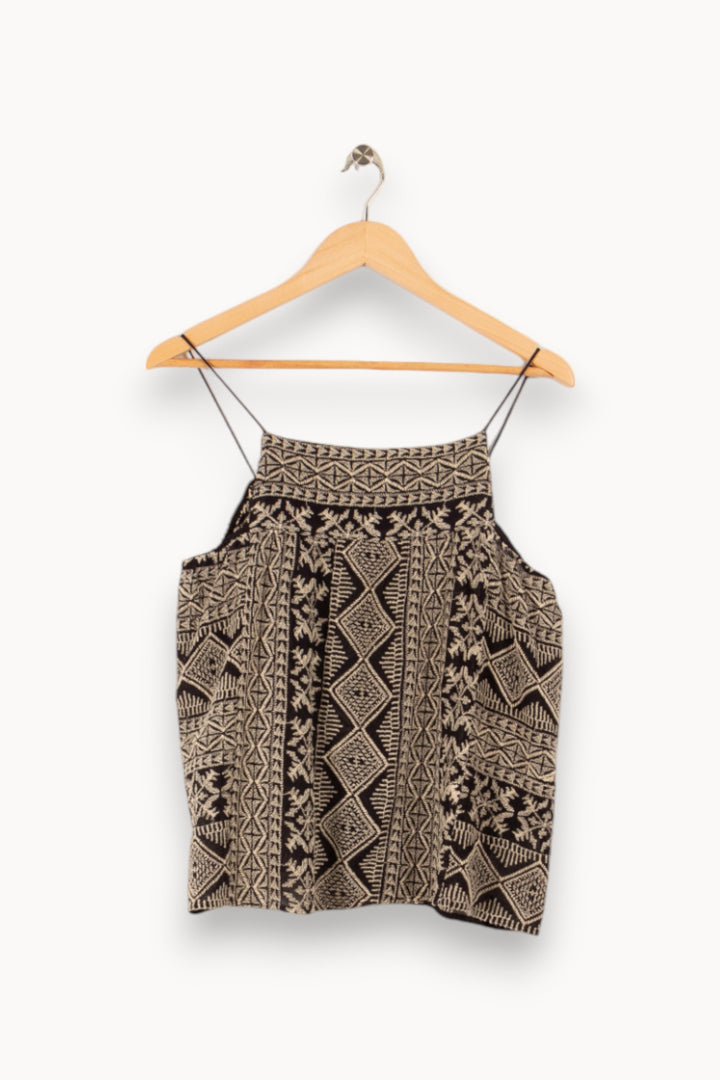 Top noir et blanc - Taille XS/34
