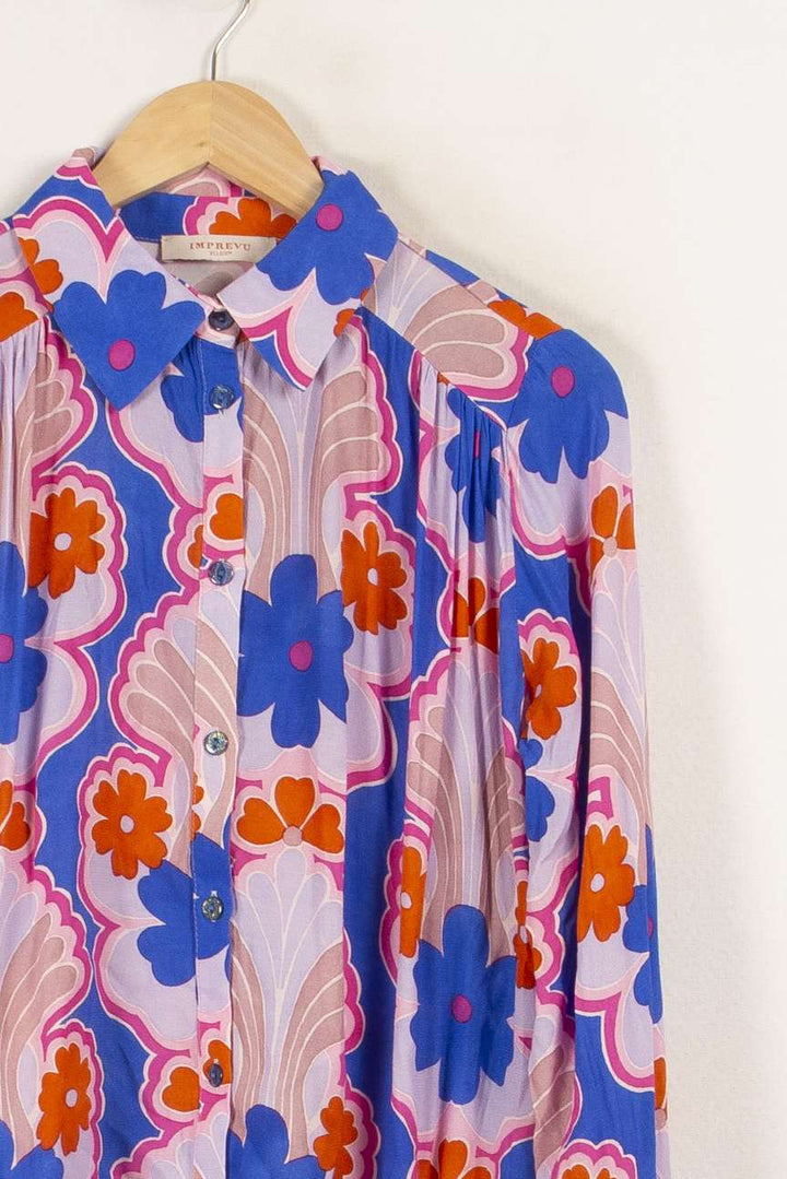 Blouse multicolore - Taille XS/34