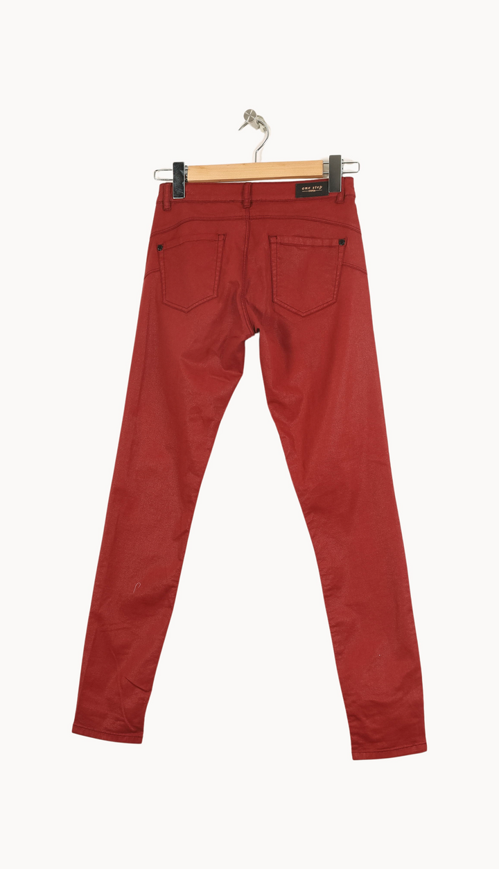 Jean Bordeaux - Taille XS/34 de la marque One Step | PARAD21151 - Vendu par Paradigme - Image 4