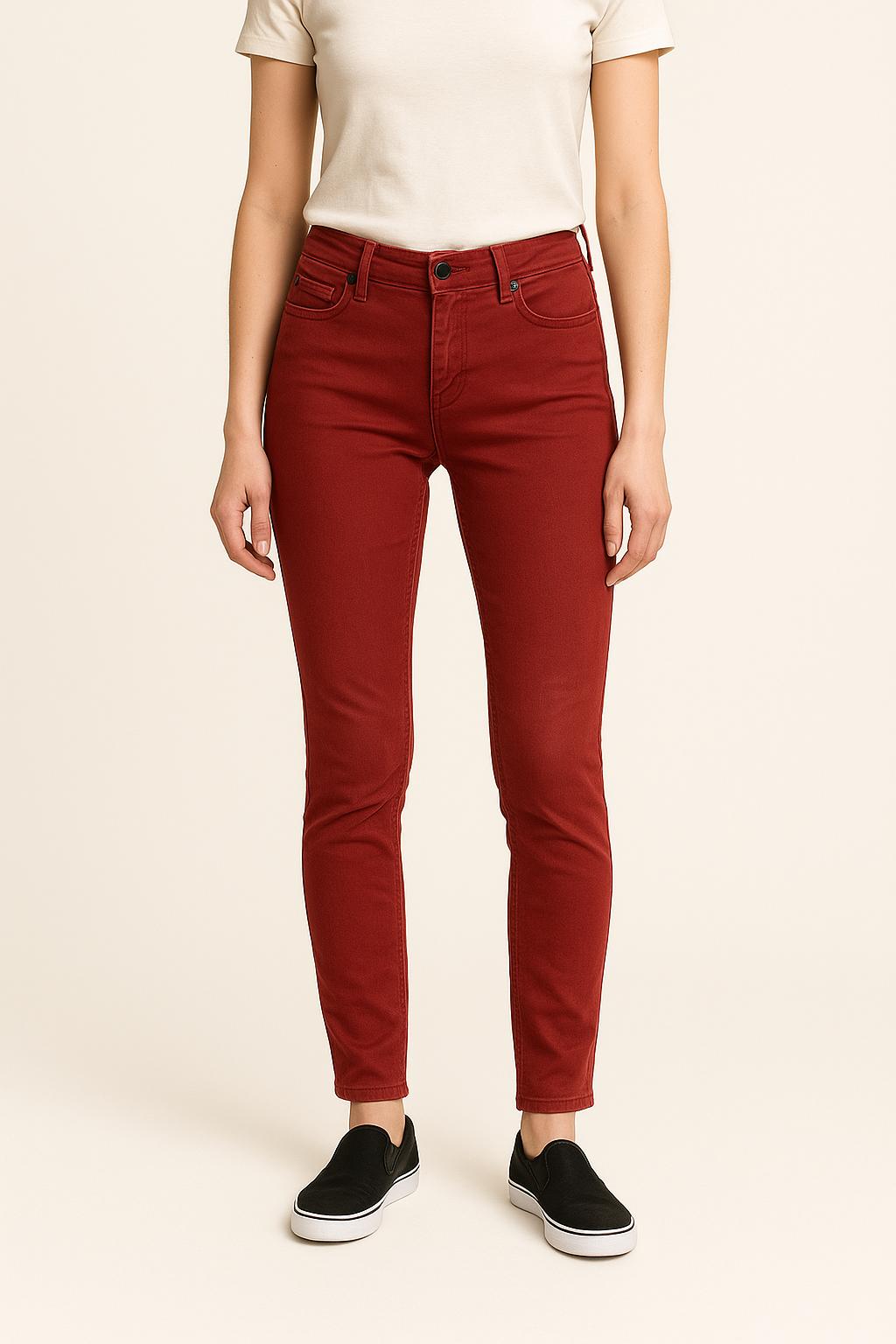Jean Bordeaux - Taille XS/34 de la marque One Step | PARAD21151 - Vendu par Paradigme - Image 1
