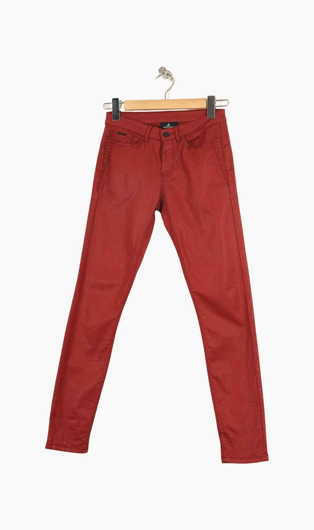 Jean Bordeaux - Taille XS/34 de la marque One Step | PARAD21151 - Vendu par Paradigme - Image 2