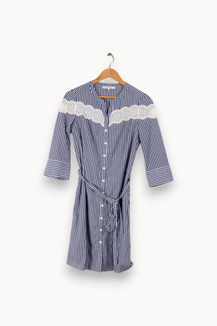 Chemise bleue et blanche - Taille M/38