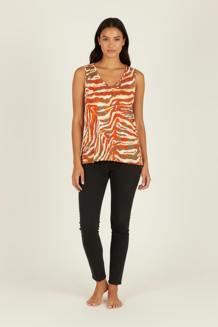 Top orange - Taille M/38