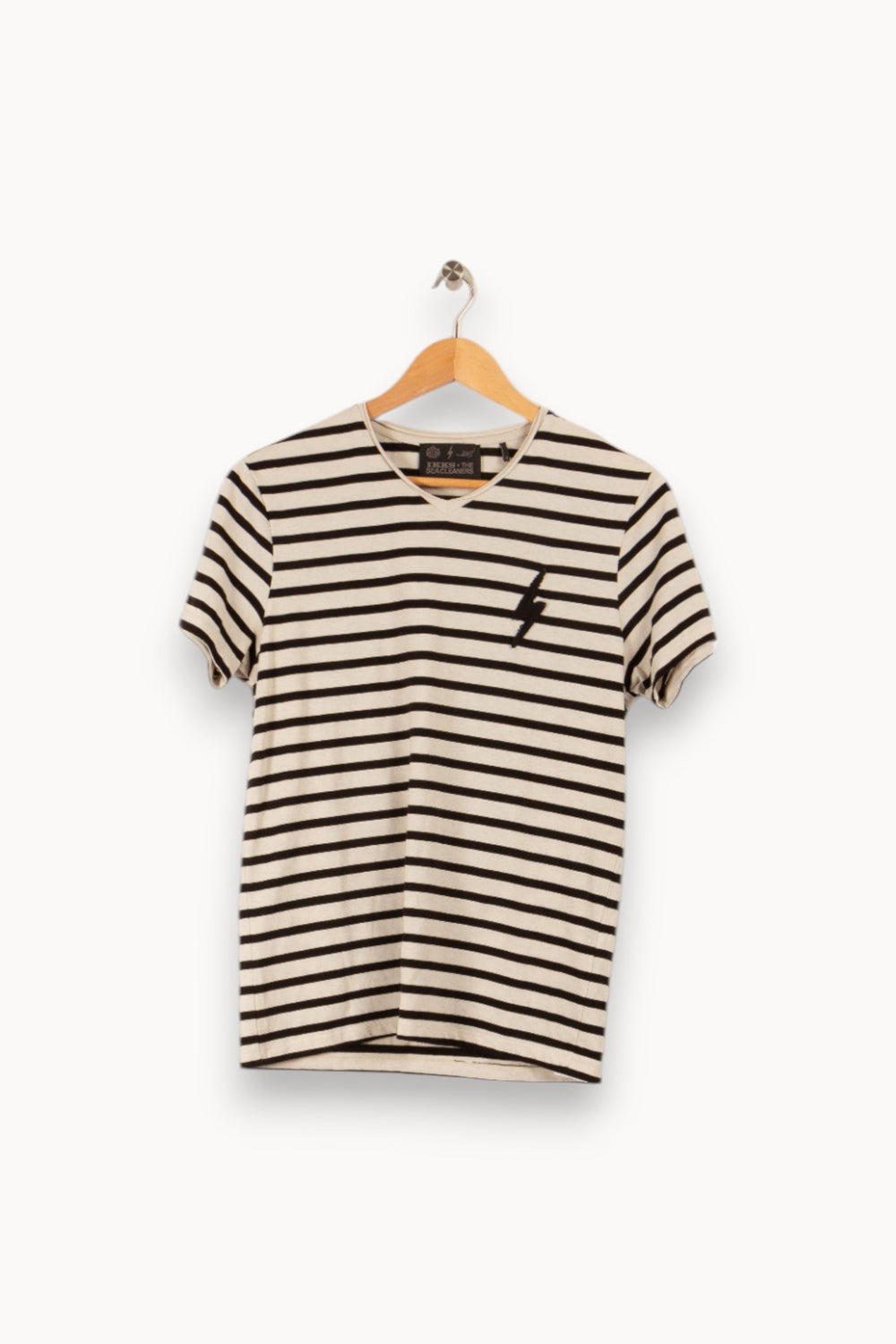 T-shirt blanc et noir - Taille S/36