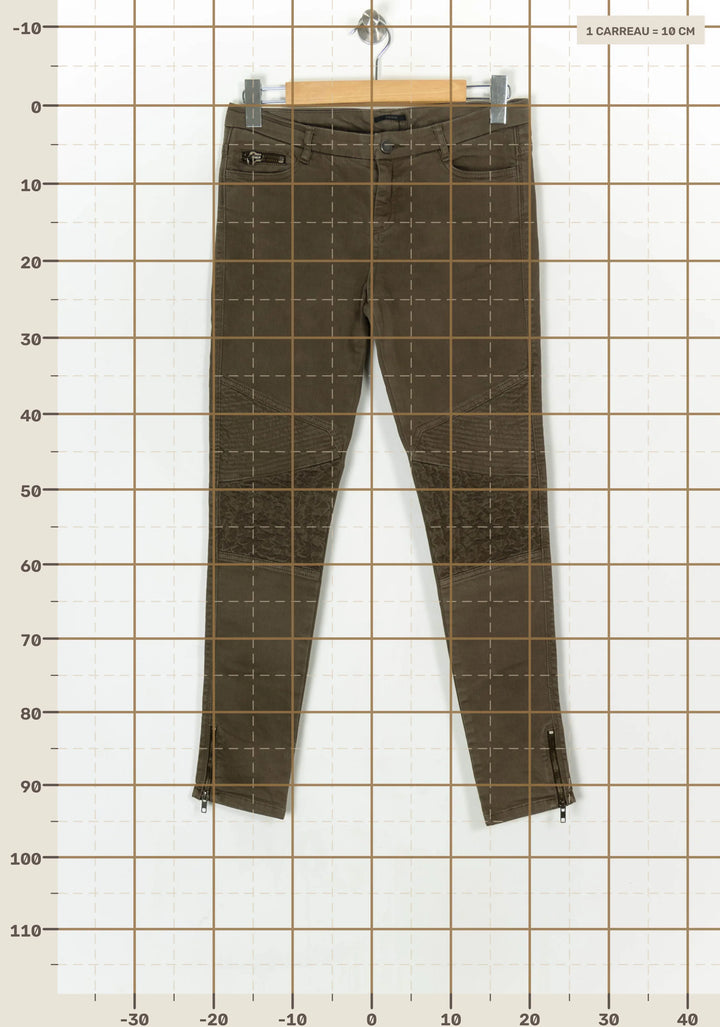 Pantalon Vert
 - Taille M/38 de la marque IKKS | PARAD21227 - Vendu par Paradigme - Image 4
