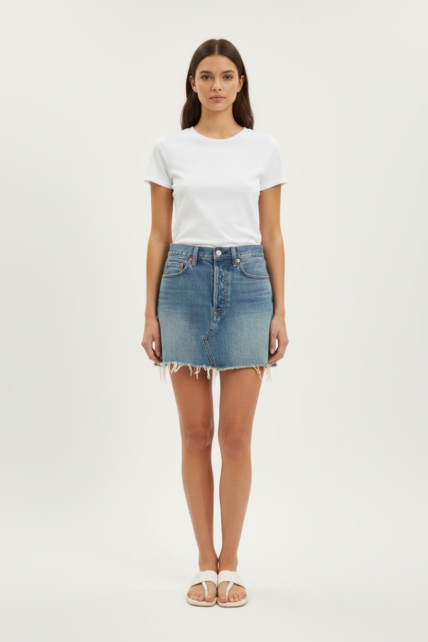 Jupe en jean bleue - Taille XS/34