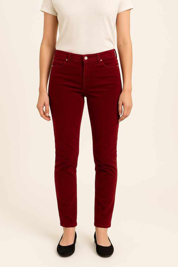 Pantalon Skinny Rouge - Taille S/36 de la marque One Step | PARAD21279 - Vendu par Paradigme - Image 1