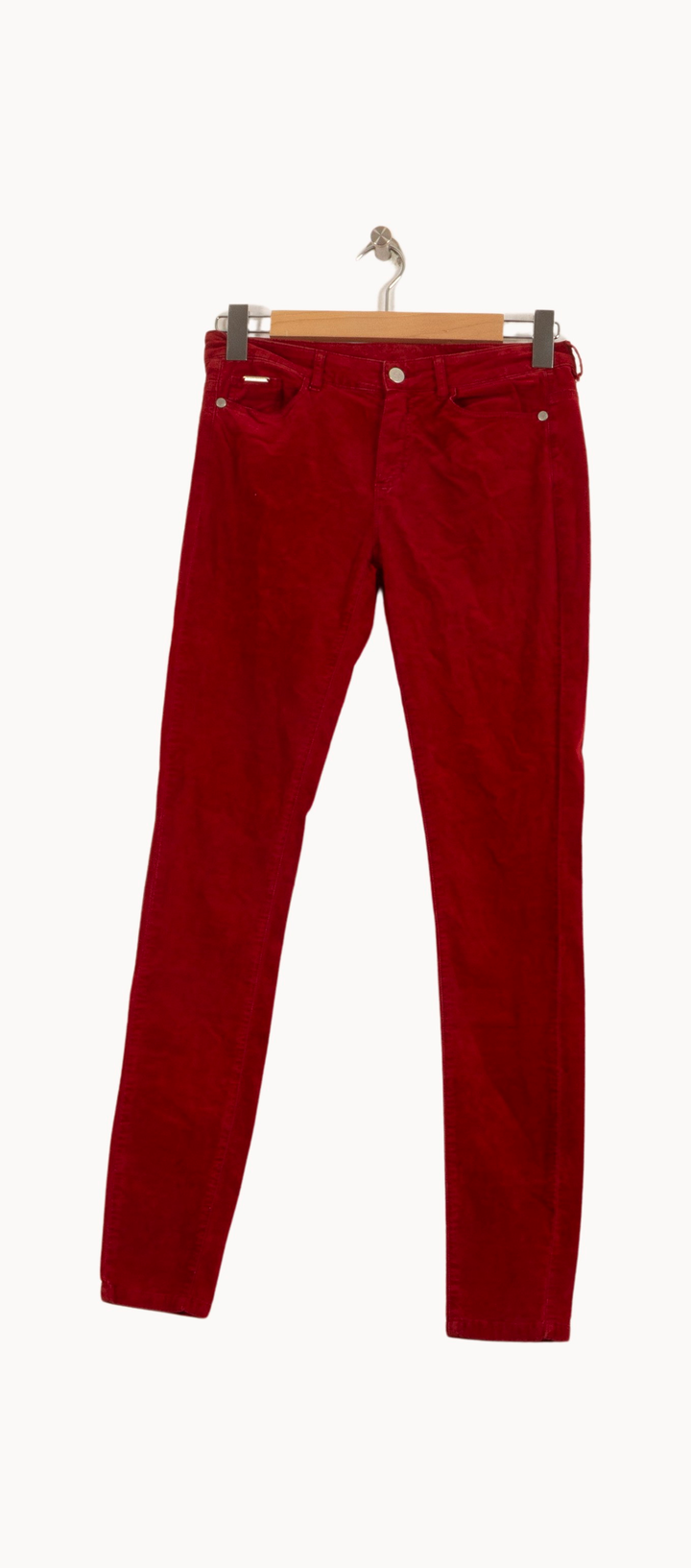Pantalon Skinny Rouge - Taille S/36 de la marque One Step | PARAD21279 - Vendu par Paradigme - Image 2
