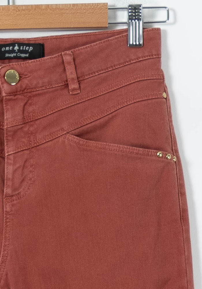 Jean Rouge - Taille XS/34 de la marque One Step | PARAD21285 - Vendu par Paradigme - Image 3