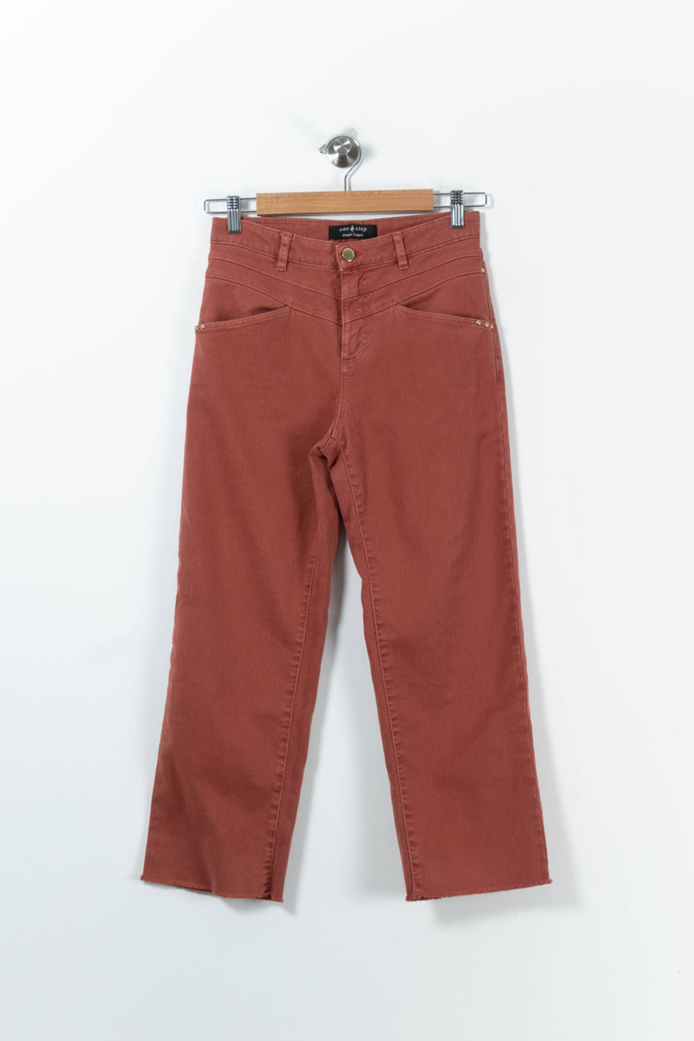 Jean Rouge - Taille XS/34 de la marque One Step | PARAD21285 - Vendu par Paradigme - Image 2