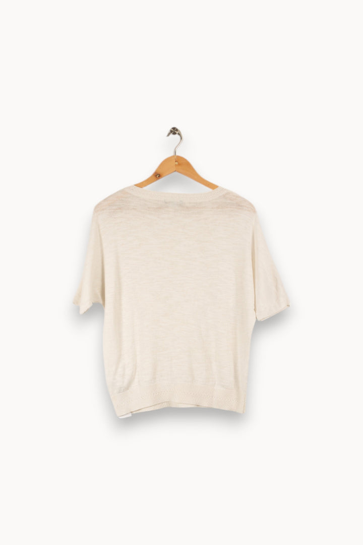 T-shirt épais blanc - Taille XS/34