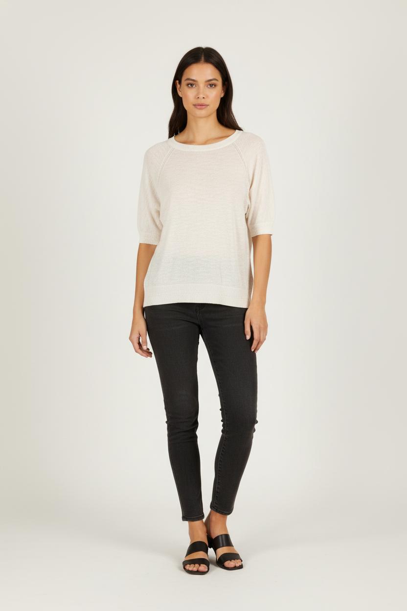 T-shirt épais blanc - Taille XS/34