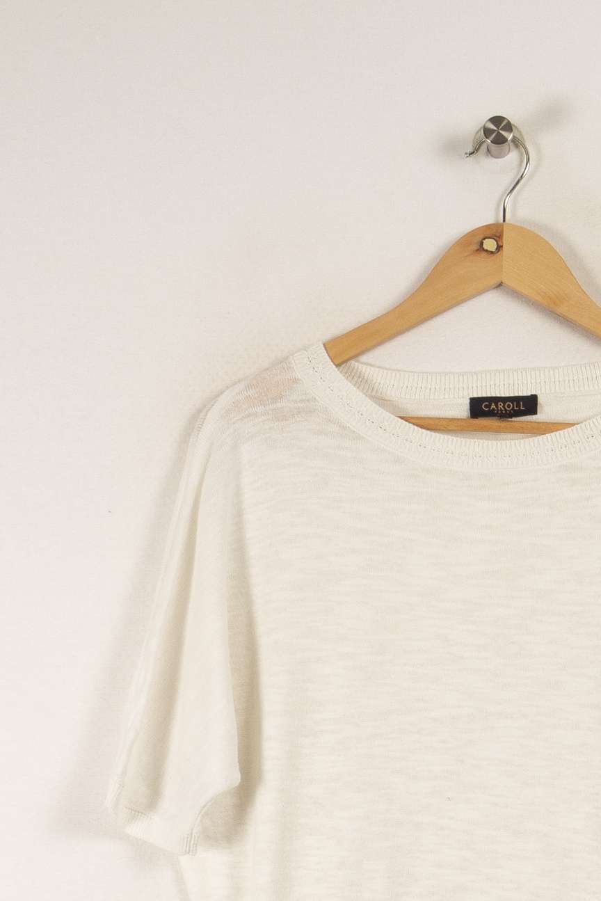 T-shirt épais blanc - Taille XS/34