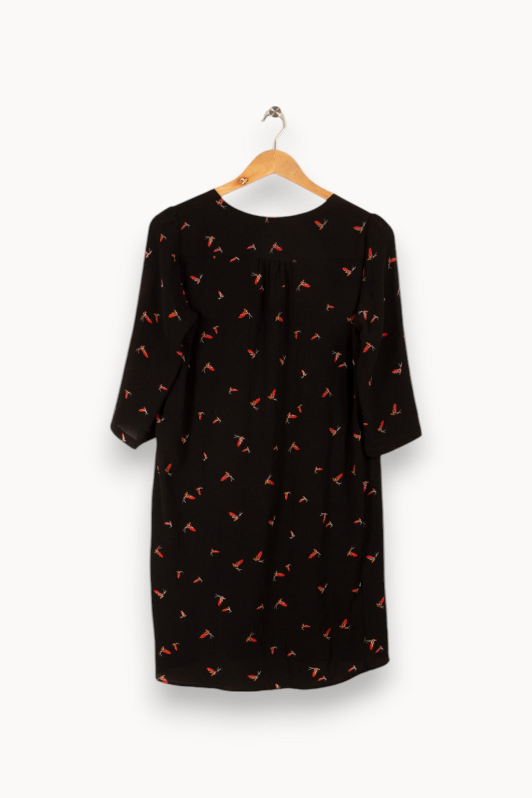 Robe noire à motifs - Taille M/38