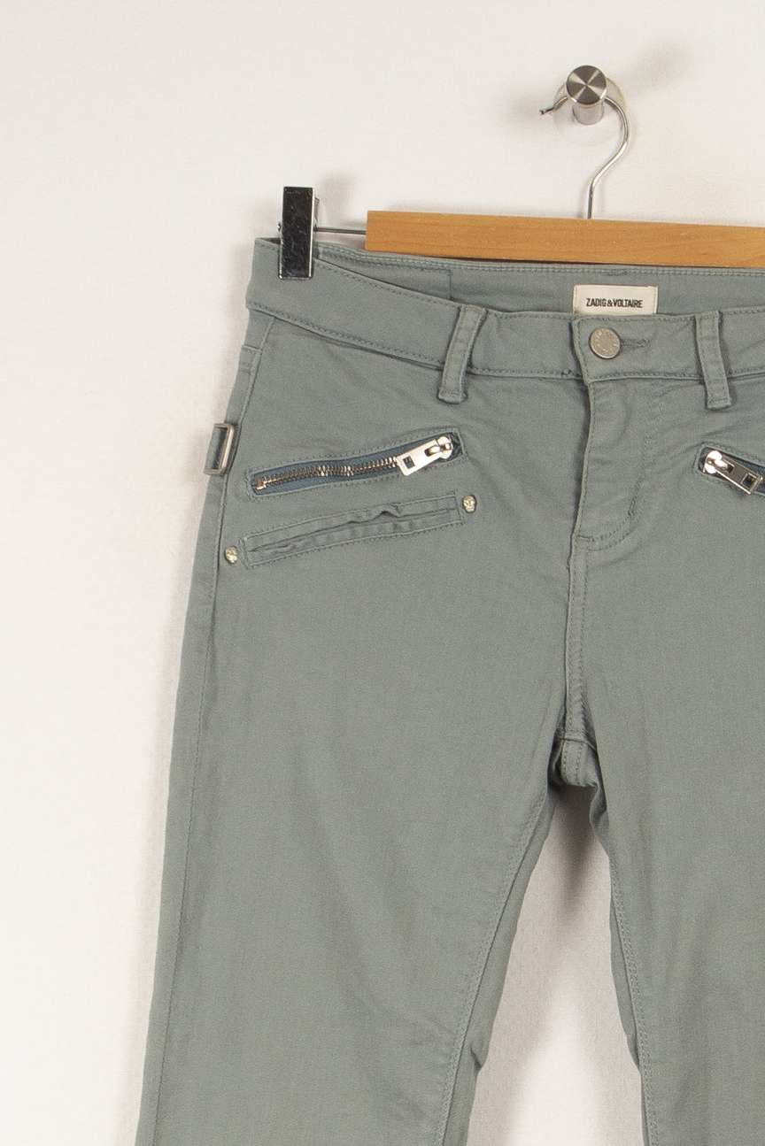 Pantalon gris/bleu - Taille S/36