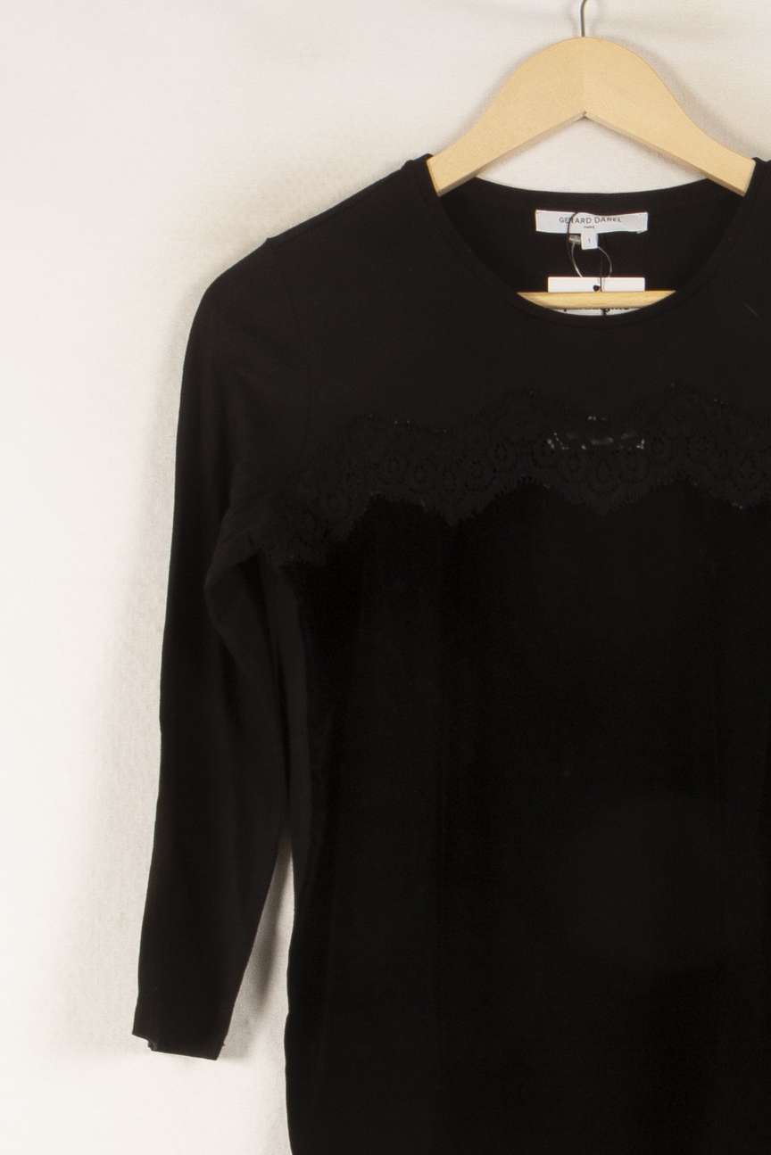 Tee-shirt Noir - Taille M/38 de la marque Gerard Darel | PARAD21369 - Vendu par Paradigme - Image 3