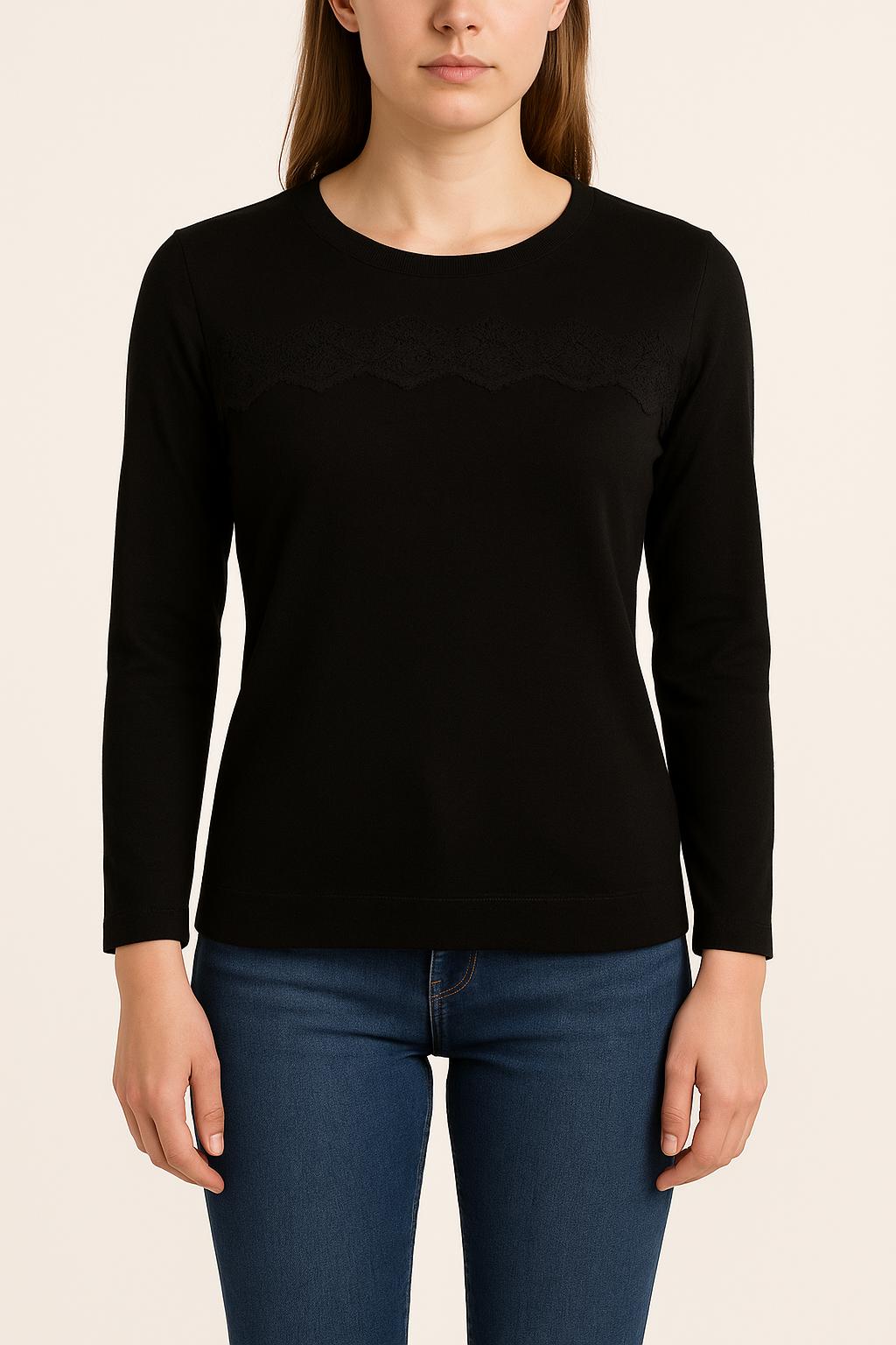 Tee-shirt Noir - Taille M/38 de la marque Gerard Darel | PARAD21369 - Vendu par Paradigme - Image 1
