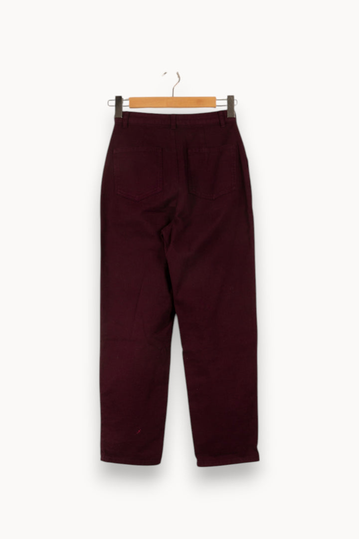 Pantalon Bordeaux - Taille XS/34 de la marque Des petits hauts | PARAD21380 - Vendu par Paradigme - Image 4