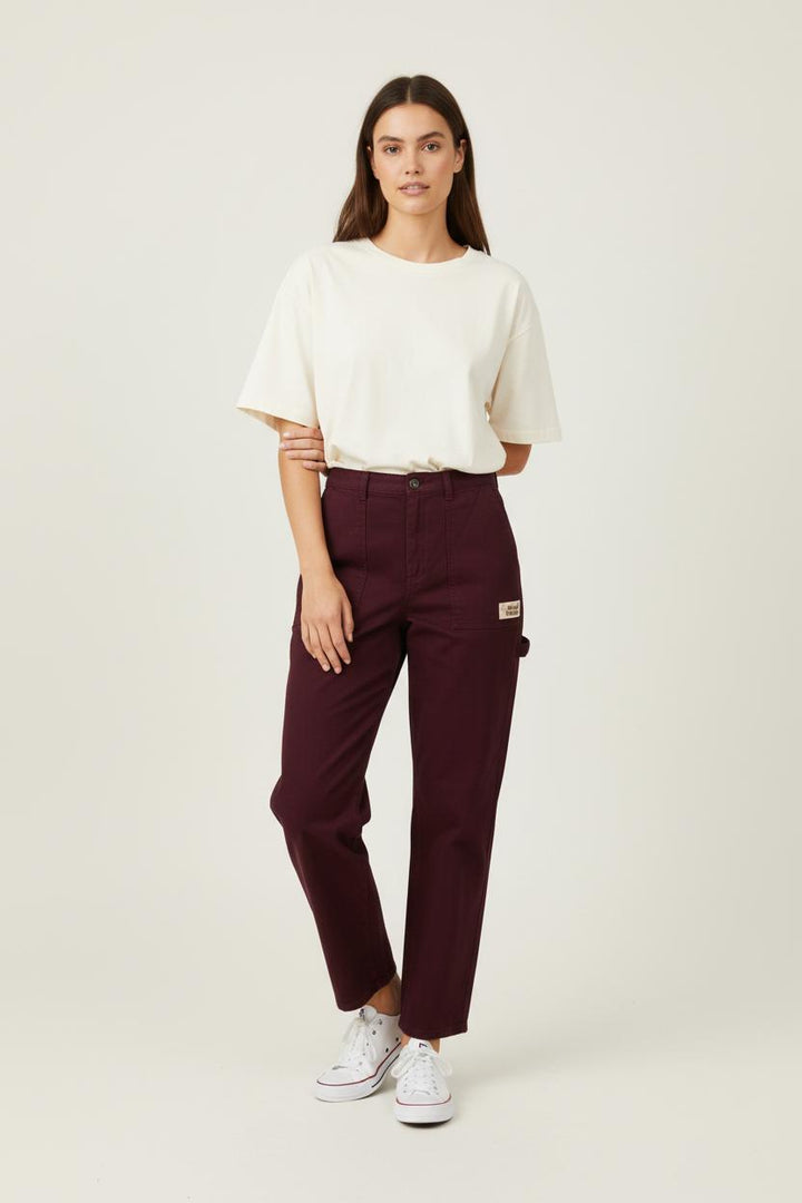 Pantalon Bordeaux - Taille XS/34 de la marque Des petits hauts | PARAD21380 - Vendu par Paradigme - Image 1