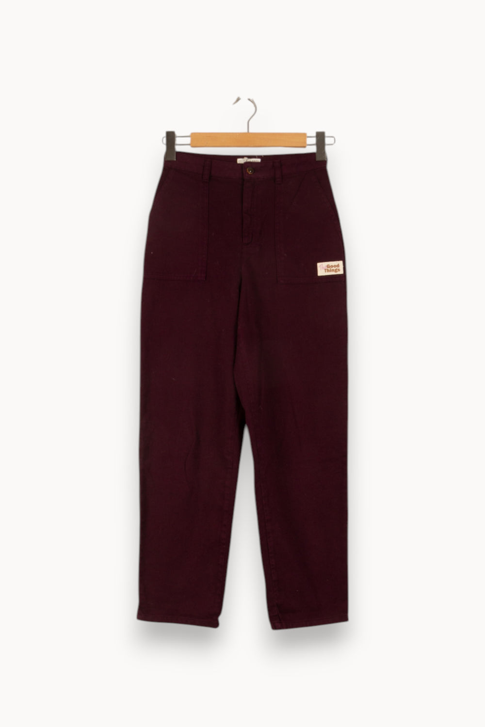 Pantalon Bordeaux - Taille XS/34 de la marque Des petits hauts | PARAD21380 - Vendu par Paradigme - Image 2