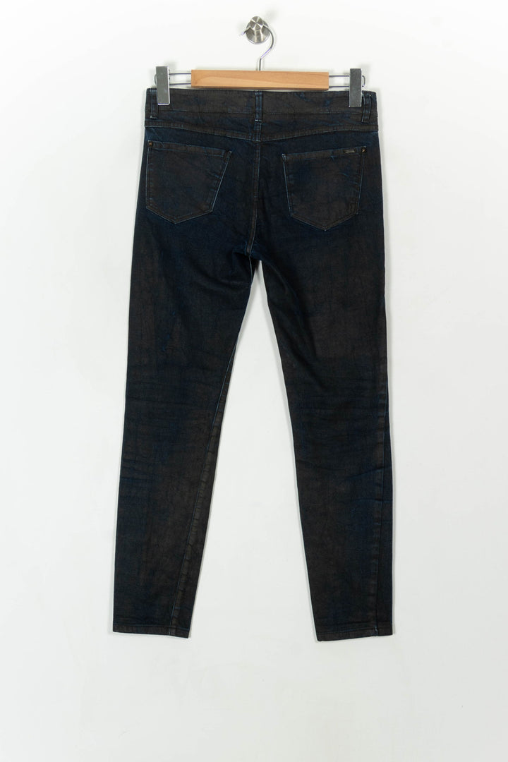 Jean Slim Noir - Taille M/38 de la marque I.Code | PARAD21384 - Vendu par Paradigme - Image 5