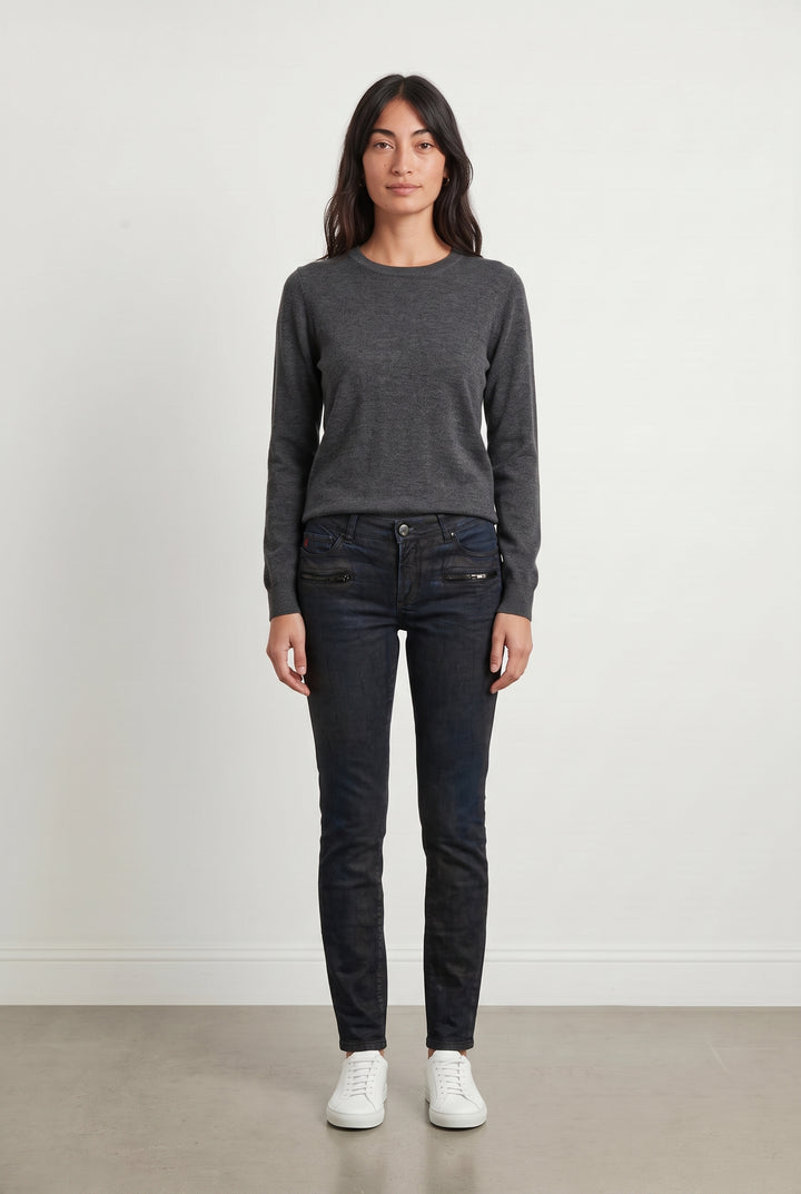 Jean Slim Noir - Taille M/38 de la marque I.Code | PARAD21384 - Vendu par Paradigme - Image 1