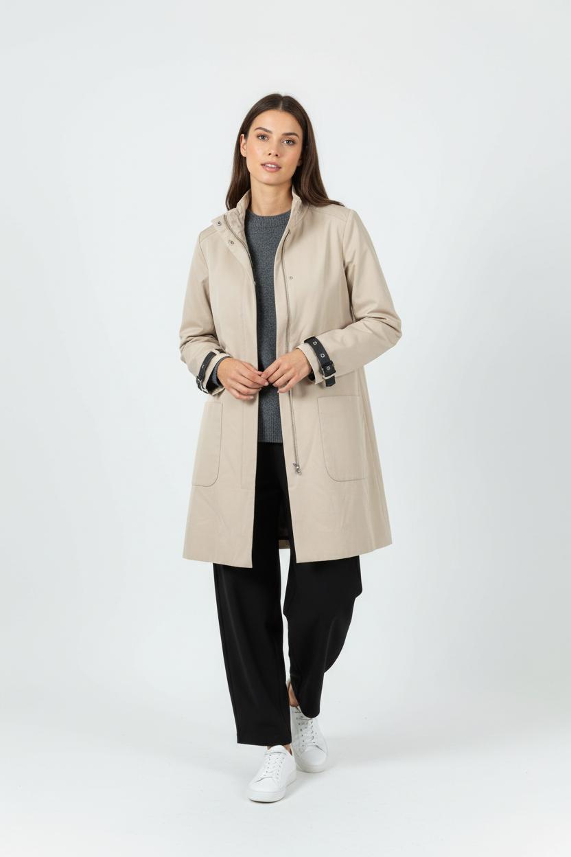Trench Beige - Taille S/36 de la marque ZAPA | PARAD21386 - Vendu par Paradigme - Image 1