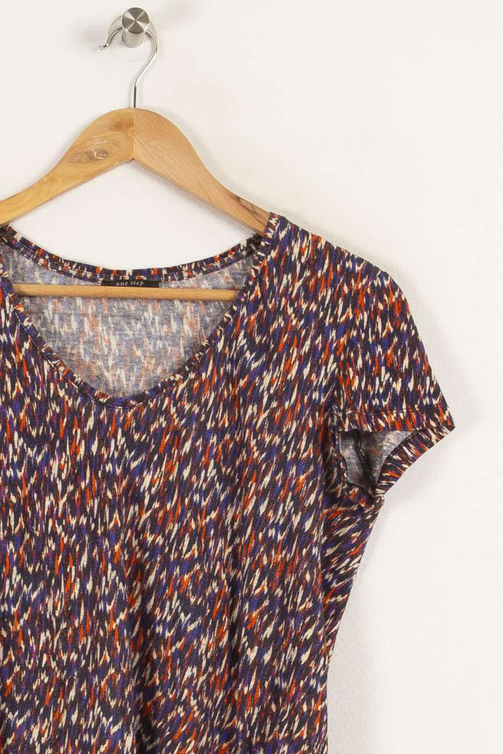 T-shirt multicolore - Taille S/36