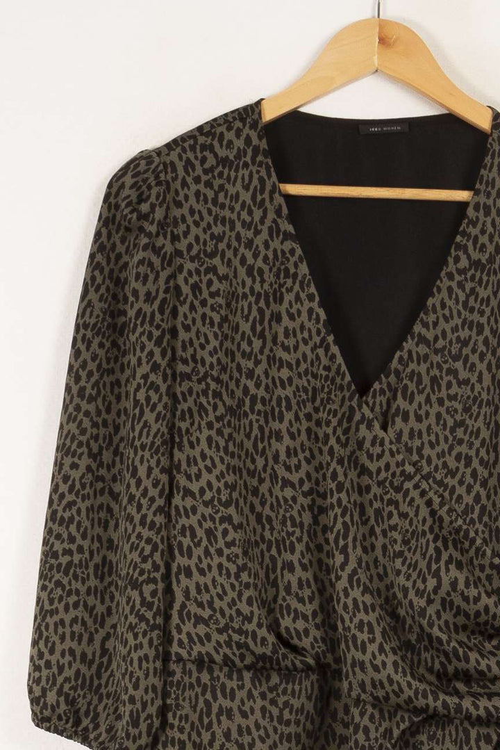 Robe léopard - Taille verte