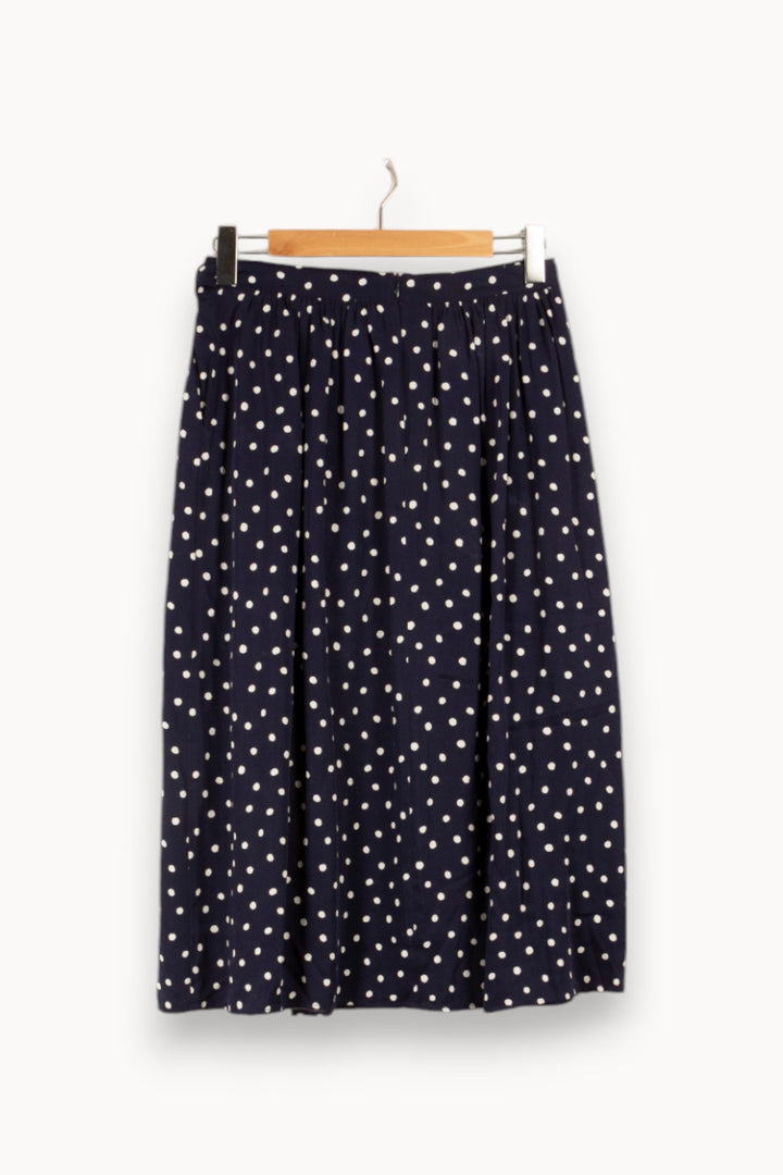 Jupe bleue à pois - Taille S/36