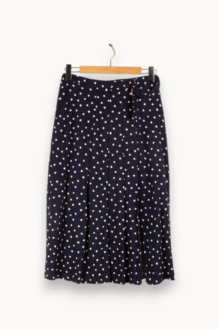 Jupe bleue à pois - Taille S/36