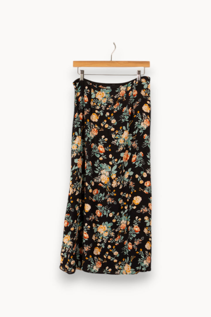 Jupe longue fleurie - Taille L/40