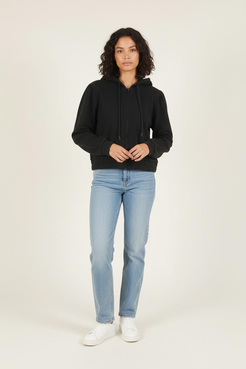 Veste à Capuche Noire - Taille M/38 de la marque ba&sh | PARAD21522 - Vendu par Paradigme - Image 1