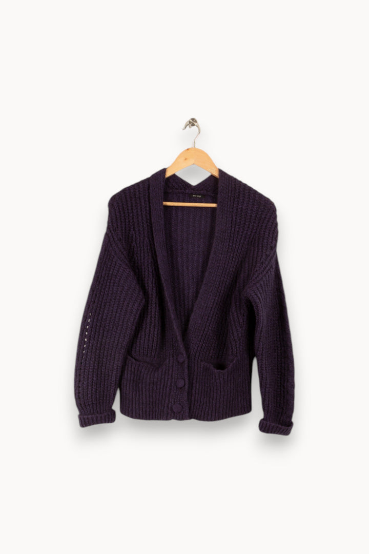Cardigan violet - Taille M/38