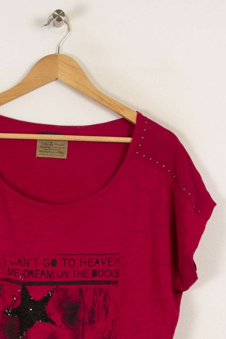 T-shirt rose - Taille XL/42